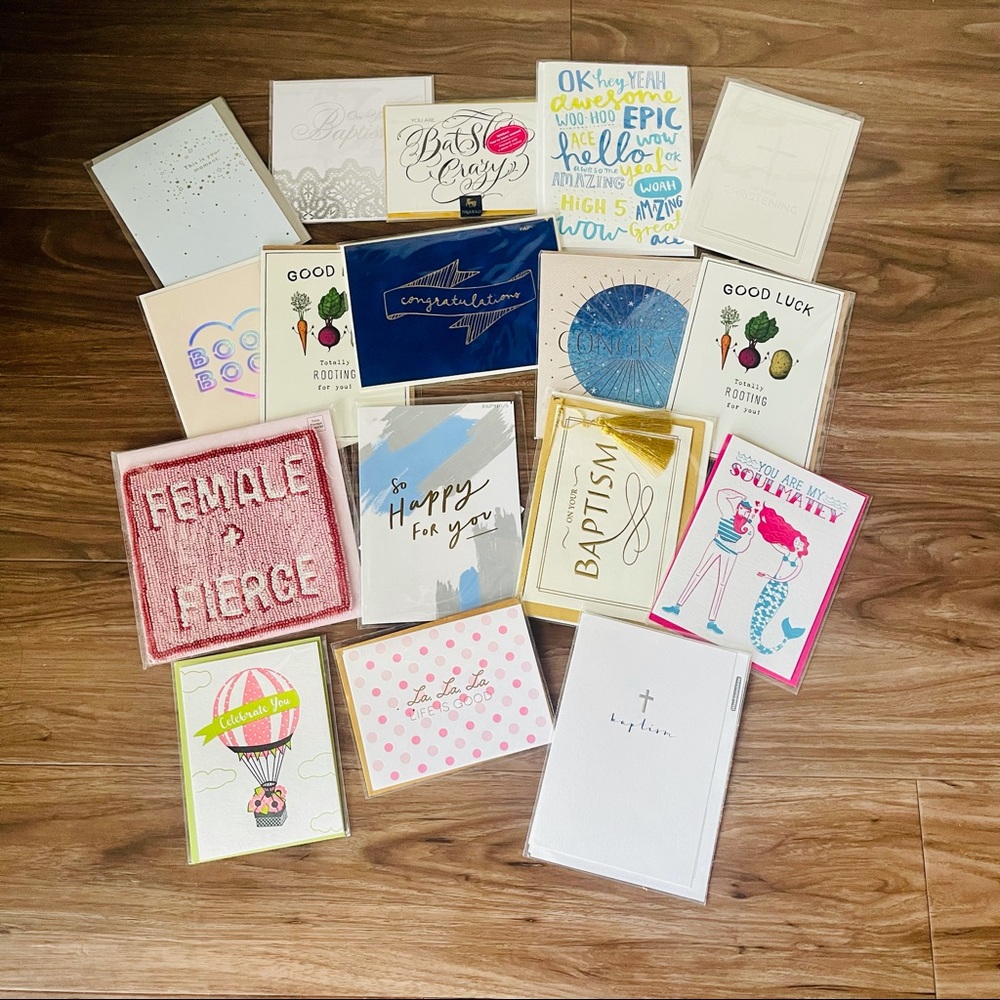 NEW 18 premium Papyrus greeting cards lot